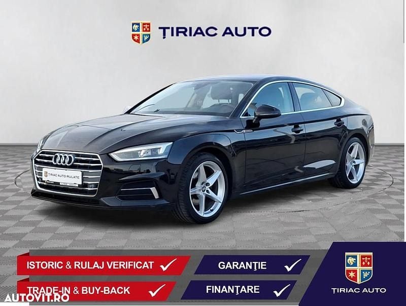 Culoarenegru Second-hand 2018 Audi A5 Sportback Hatchback | 24.000 EUR (Preț OK) - Imagine 1/4