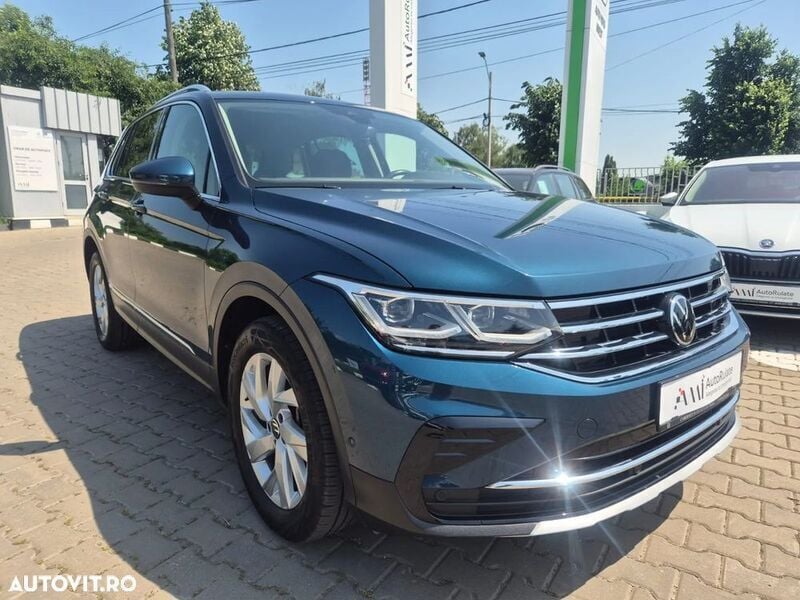 Albastru Utilizat 2022 VW Tiguan Elegance SUV | 24.900 EUR (Super Preț) - Imagine 1/4