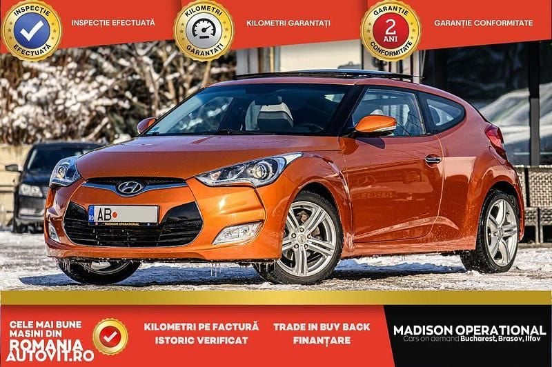 Culoareportocaliu Second-hand 2012 Hyundai Veloster Premium Hatchback | 5.950 EUR - Imagine 1/4