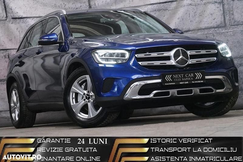 Culoarealbastru Second-hand 2021 Mercedes GLC220 Exclusive SUV | 26.560 EUR (Super Preț) - Imagine 1/4