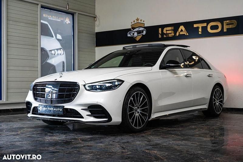Second-hand Mercedes S580 510 CP (375 kW) 2022 Culoarealb Berlinǎ
