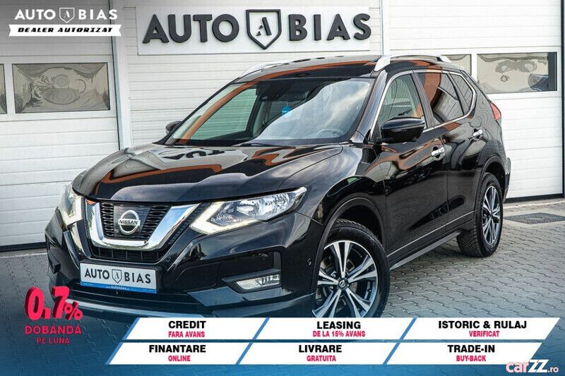 Negru Utilizat 2018 Nissan X-Trail Tekna SUV | 19.949 EUR (Puțin scump) - Imagine 1/4