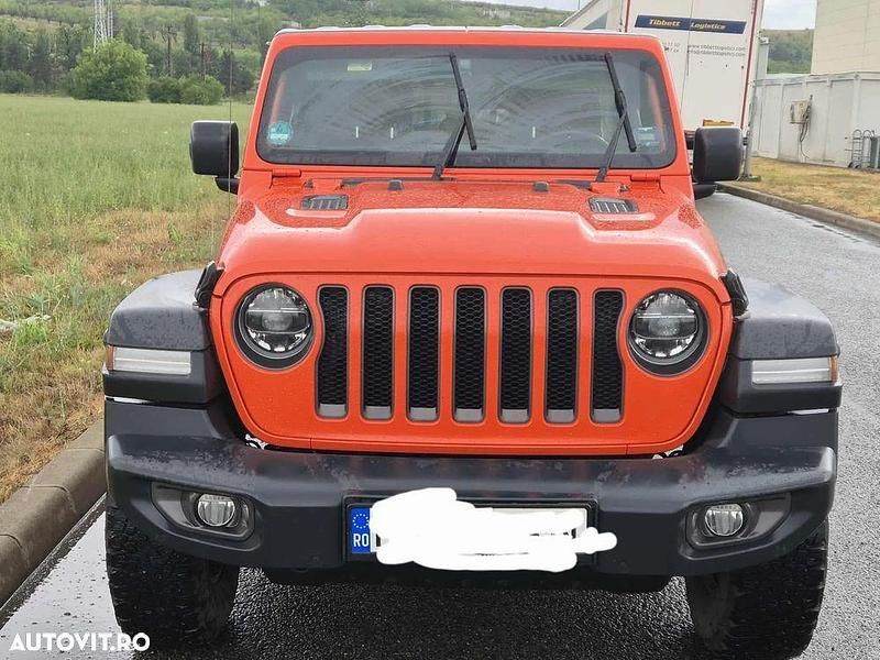 Portocaliu Utilizat 2018 Jeep Wrangler Unlimited Rubicon SUV | 32.222 EUR - Imagine 1/4