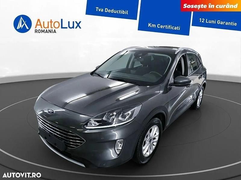 Gri Utilizat 2021 Ford Kuga Titanium SUV | 18.900 EUR (Preț OK) - Imagine 1/4