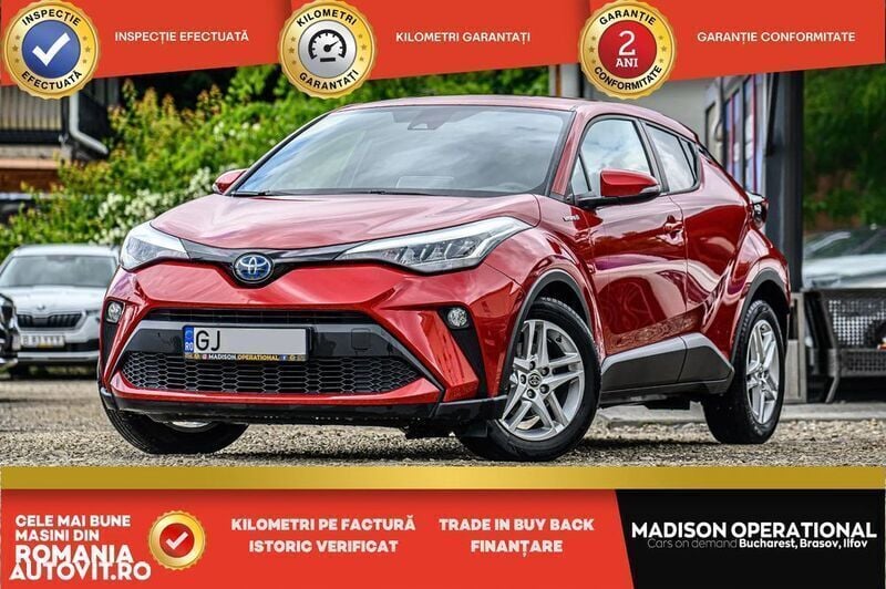 Rosu Utilizat 2021 Toyota C-HR SUV | 20.990 EUR (Preț bun) - Imagine 1/4