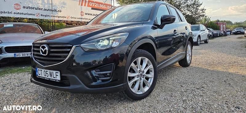 Culoarenegru Utilizat 2016 Mazda CX-5 Exclusive-Line SUV | 9.950 EUR (Preț bun) - Imagine 1/4