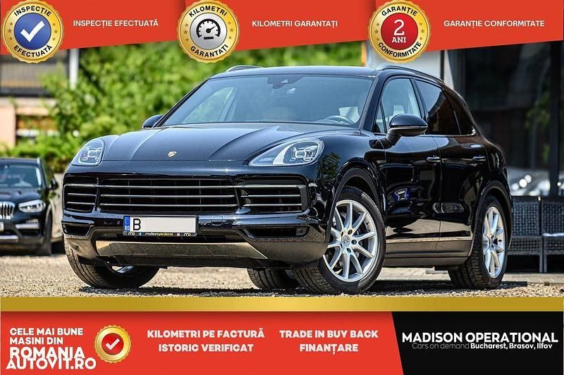 Negru Utilizat 2018 Porsche Cayenne SUV | 46.827 EUR - Imagine 1/4
