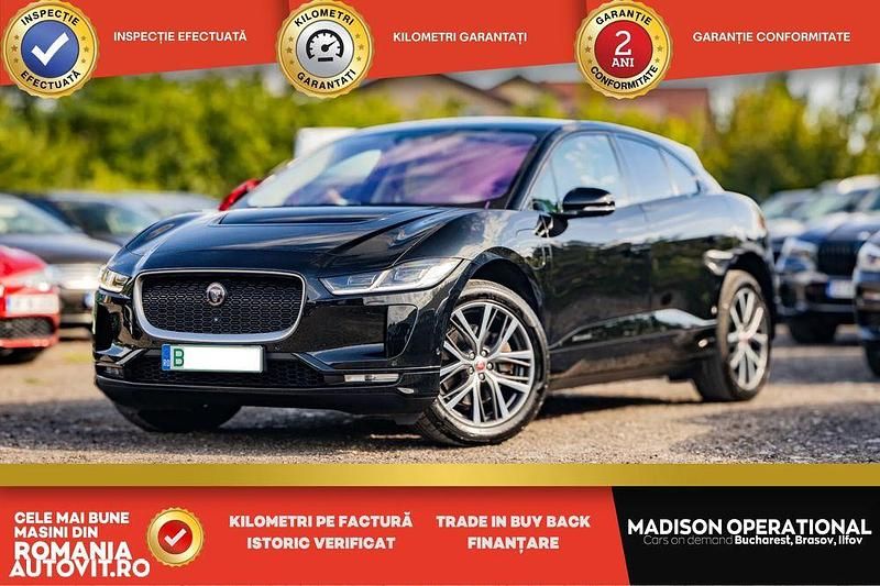 Culoarenegru Utilizat 2018 Jaguar I-Pace First Edition SUV | 28.375 EUR (Preț OK) - Imagine 1/4