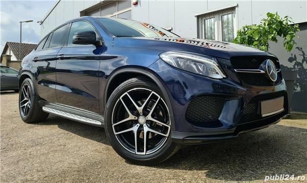 Second-hand Mercedes GLE350 AMG line 258 CP (189 kW) 2016 Albastru SUV