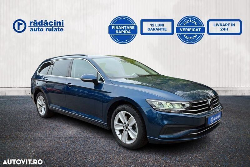 Albastru Utilizat 2021 VW Passat Break | 23.900 EUR (Preț OK) - Imagine 1/4
