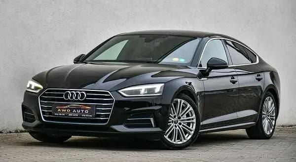 Negru Second-hand 2018 Audi A5 Sportback Design Hatchback | 20.999 EUR (Preț OK) - Imagine 1/4