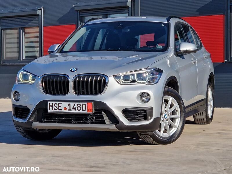 Gri Utilizat 2018 BMW X1 Advantage SUV | 12.450 EUR (Super Preț) - Imagine 1/4