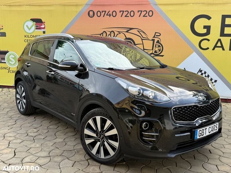 Negru Utilizat 2016 Kia Sportage Platinum SUV | 15.990 EUR (Puțin scump) - Imagine 1/4