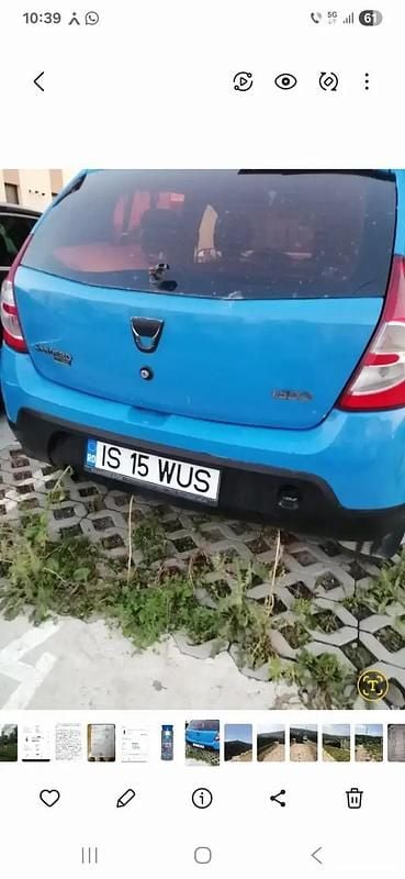 Utilizat 2010 Dacia Sandero Hatchback | 800 EUR - Imagine 1/2