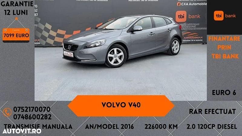 Second-hand Volvo V40 Pro 120 CP (88 kW) 2016 Culoaregri Hatchback