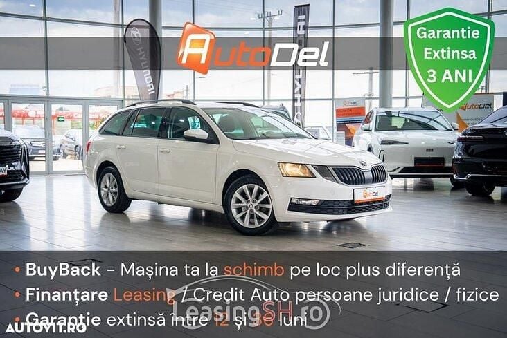 Alb Utilizat 2019 Skoda Octavia Clever Break | 13.949 EUR (Puțin scump) - Imagine 1/4