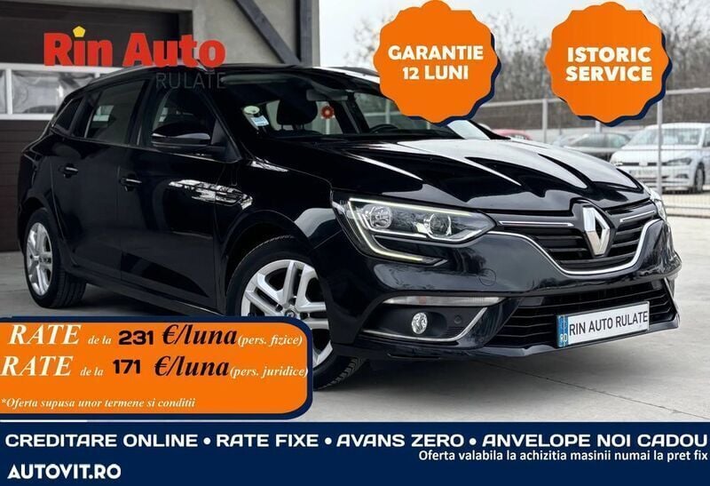 Negru Utilizat 2017 Renault Mégane GrandTour Business Break | 9.990 EUR (Puțin scump) - Imagine 1/4