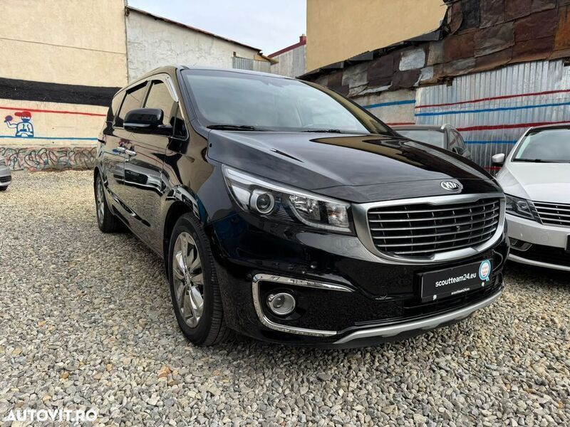 Negru Utilizat 2017 Kia Carnival Monovolum | 20.326 EUR - Imagine 1/4