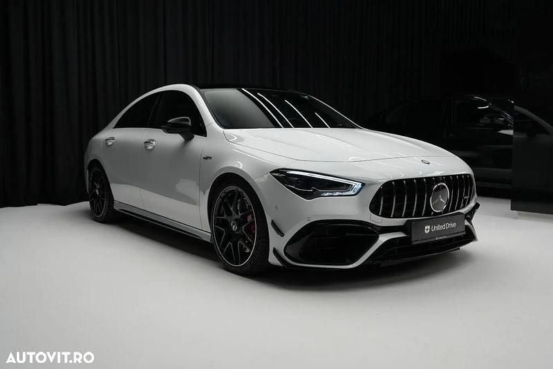 Second-hand Mercedes CLA45 AMG AMG 421 CP (309 kW) 2023 Culoarealb Coupe