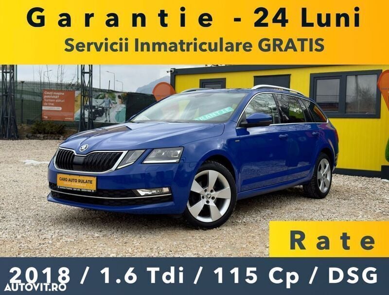 Albastru Utilizat 2018 Skoda Octavia Style Break | 12.990 EUR (Preț OK) - Imagine 1/4