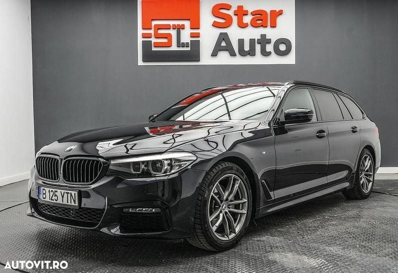 Culoarenegru Utilizat 2019 BMW 520 Break | 21.490 EUR (Preț bun) - Imagine 1/4