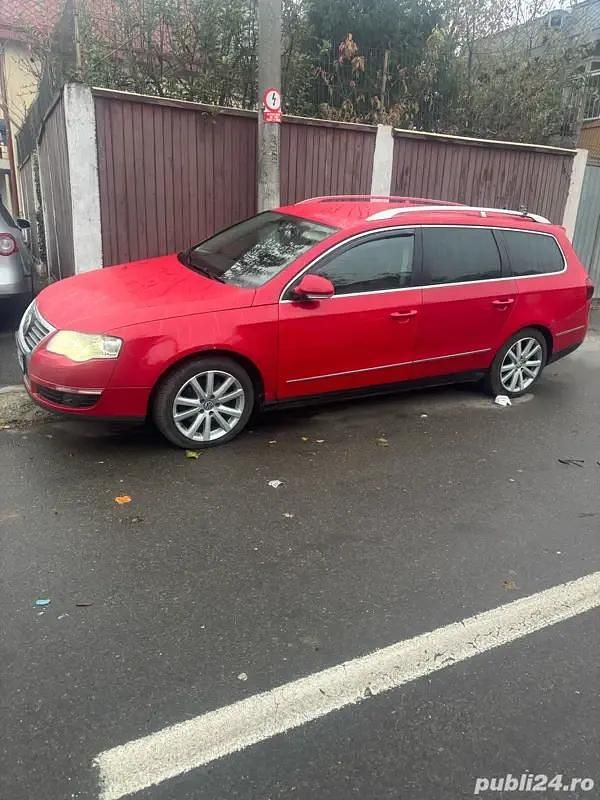 Rosu Utilizat 2010 VW Passat Break | 3.700 EUR (Preț OK) - Imagine 1/2