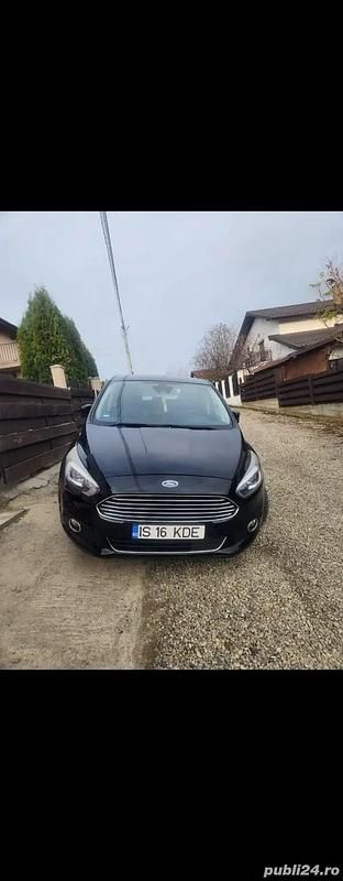 Negru Utilizat 2017 Ford S-MAX Titanium Monovolum | 8.200 EUR (Preț OK) - Imagine 1/4