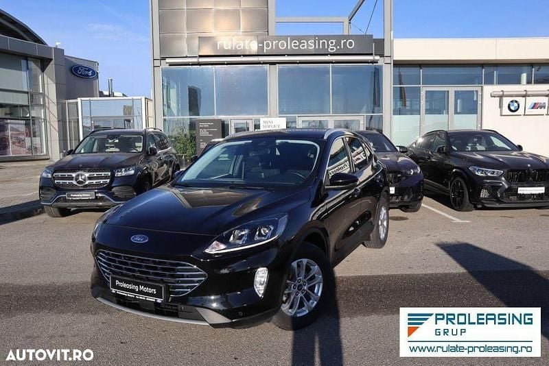 Negru Utilizat 2022 Ford Kuga SUV | 18.500 EUR (Preț OK) - Imagine 1/4
