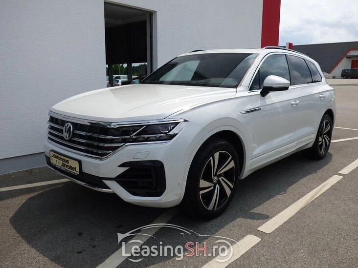 Alb Utilizat 2019 VW Touareg R-line SUV | 55.954 EUR - Imagine 1/4