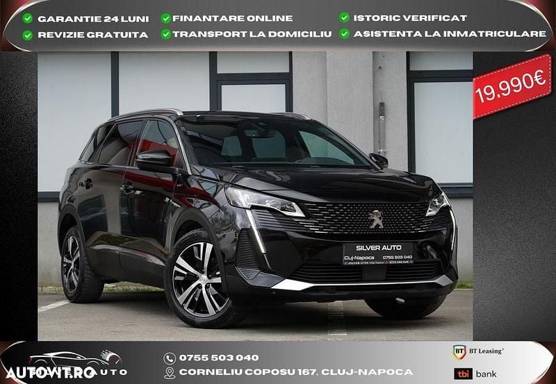 Culoarenegru Utilizat 2021 Peugeot 5008 GT-line SUV | 19.900 EUR (Preț OK) - Imagine 1/4