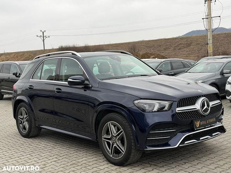 Second-hand Mercedes GLE300 AMG line 272 CP (200 kW) 2022 Culoarealbastru SUV