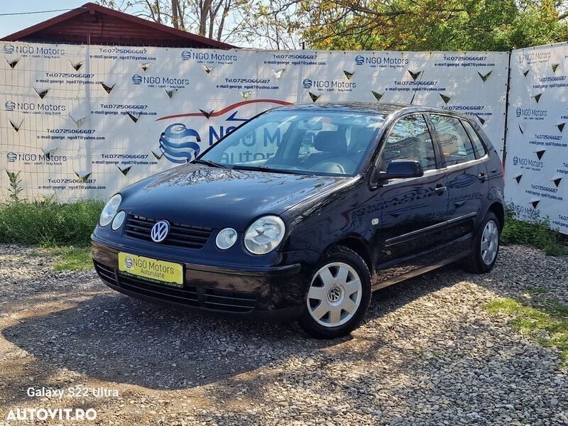 Negru Utilizat 2003 VW Polo Cricket | 1.590 EUR (Super Preț) - Imagine 1/4