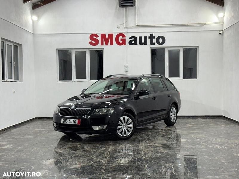 Culoarenegru Utilizat 2015 Skoda Octavia Elegance Break | 6.500 EUR (Super Preț) - Imagine 1/4