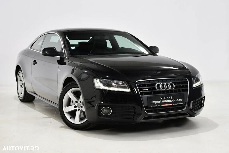 Negru Utilizat 2010 Audi A5 Coupe | 7.490 EUR (Preț OK) - Imagine 1/4