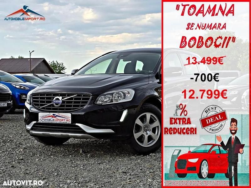 Negru Utilizat 2015 Volvo XC60 Momentum SUV | 12.799 EUR (Preț bun) - Imagine 1/4