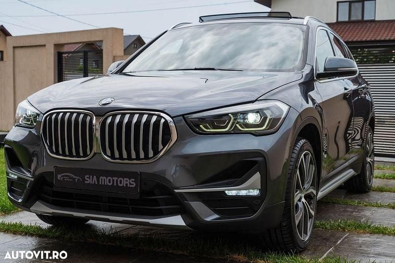 Gri Utilizat 2021 BMW X1 xLine SUV | 23.234 EUR (Preț OK) - Imagine 1/4
