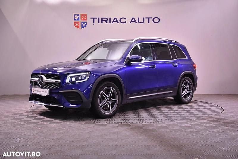 Culoarealbastru Utilizat 2022 Mercedes GLB220 AMG line SUV | 33.500 EUR (Preț OK) - Imagine 1/4