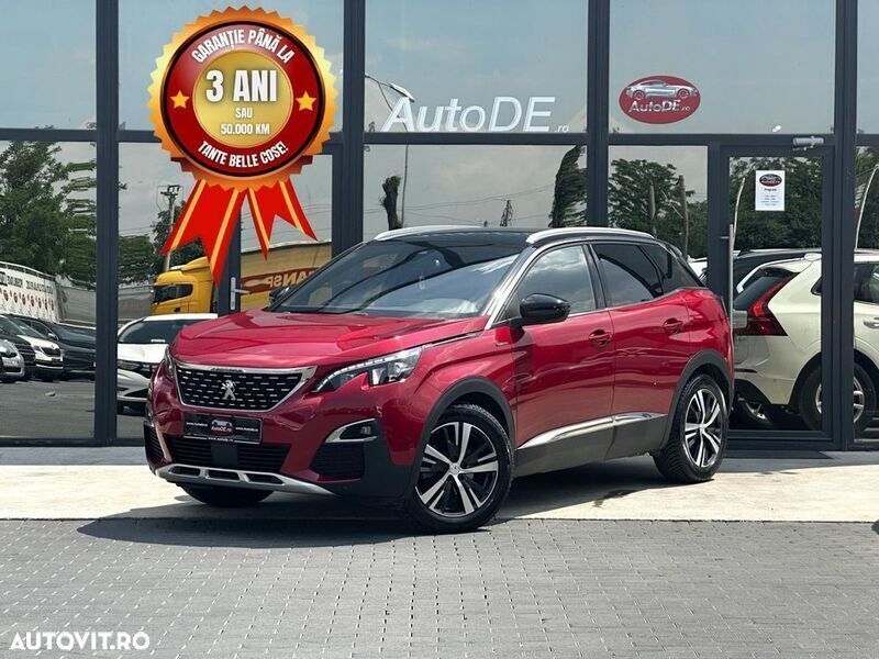 Rosu Utilizat 2017 Peugeot 3008 SUV | 17.490 EUR (Scump) - Imagine 1/4