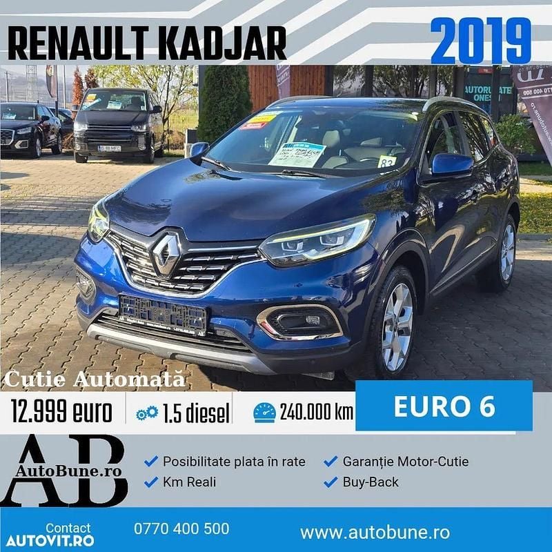 Culoarealbastru Utilizat 2019 Renault Kadjar Intens SUV | 12.999 EUR (Preț OK) - Imagine 1/4