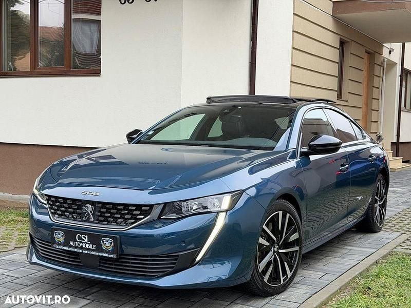Culoarealbastru Second-hand 2021 Peugeot 508 GT Berlinǎ | 19.901 EUR (Puțin scump) - Imagine 1/4
