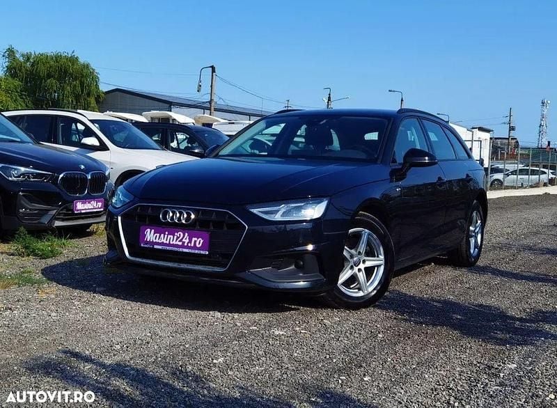 Negru Utilizat 2020 Audi A4 Break | 18.445 EUR (Super Preț) - Imagine 1/4