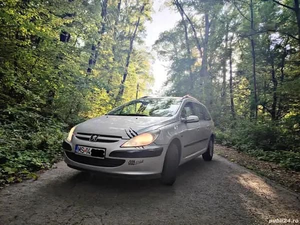 Argintiu Utilizat 2004 Peugeot 307 Break | 1.299 EUR (Preț OK) - Imagine 1/4