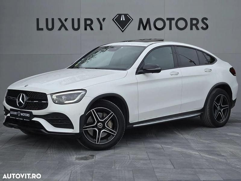 Second-hand Mercedes GLC220 AMG line Plus 194 CP (142 kW) 2019 Culoarealb Coupe