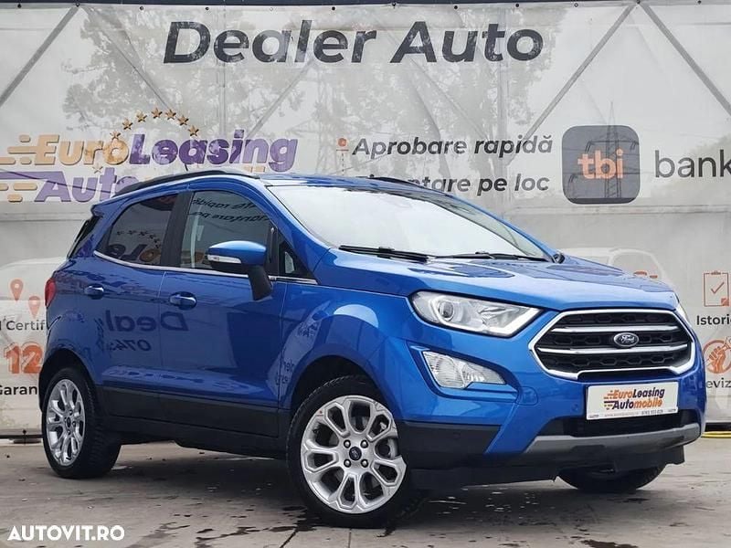 Culoarealbastru Utilizat 2023 Ford Ecosport Titanium SUV | 12.590 EUR (Preț bun) - Imagine 1/4