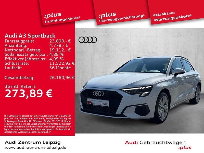 Utilizat 2022 Audi A3 Sportback e-tron Hatchback | 26.599 EUR - Imagine 1/1