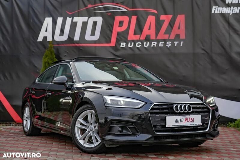 Negru Utilizat 2019 Audi A5 Sportback Design Berlinǎ | 23.787 EUR (Preț OK) - Imagine 1/4