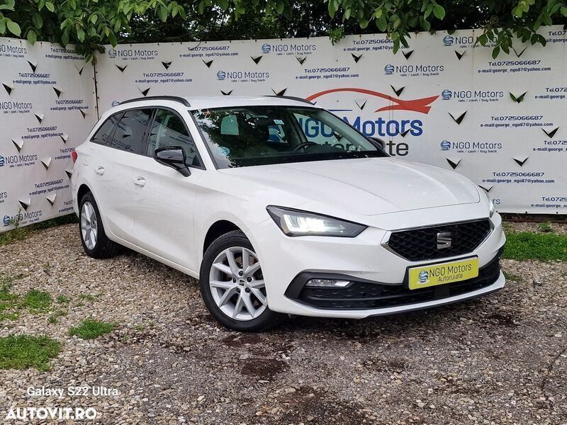 Alb Utilizat 2021 Seat Leon Style Break | 15.990 EUR (Puțin scump) - Imagine 1/4
