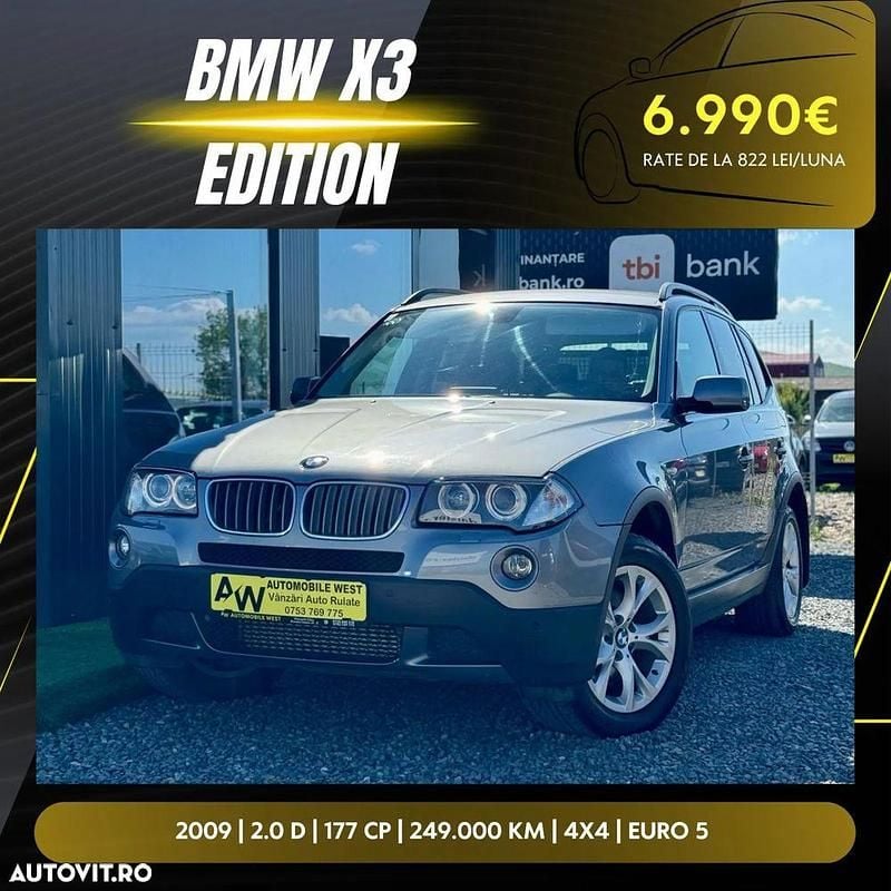 Gri Utilizat 2009 BMW X3 Comfort Edition SUV | 6.990 EUR (Puțin scump) - Imagine 1/4