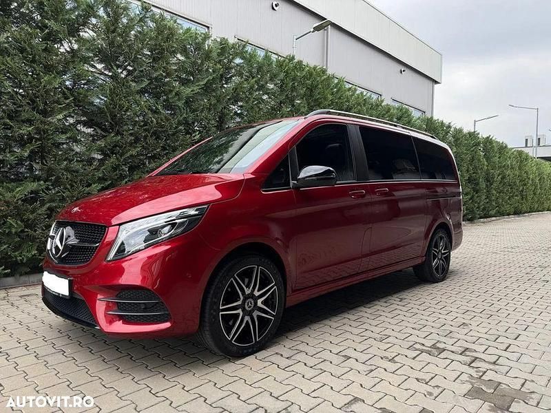 Culoarerosu Utilizat 2021 Mercedes V300 Exclusive Monovolum | 79.500 EUR - Imagine 1/4