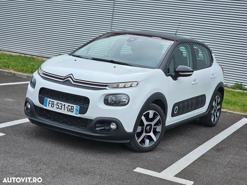 Alb Utilizat 2018 Citroën C3 Hatchback | 8.399 EUR (Preț bun) - Imagine 1/4